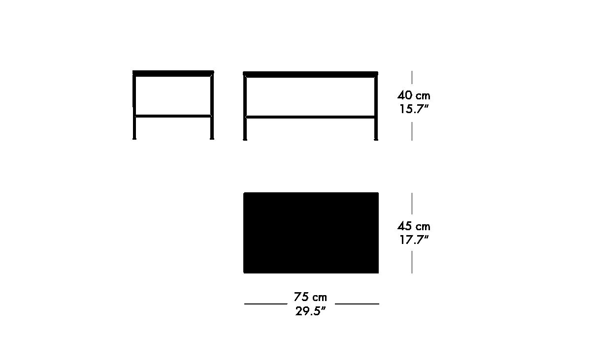 paul mccobb planner rectangular coffee table mc310