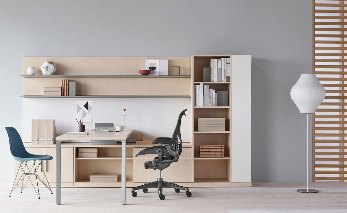 nelson™ pear bubble floor lamp on lotus stand