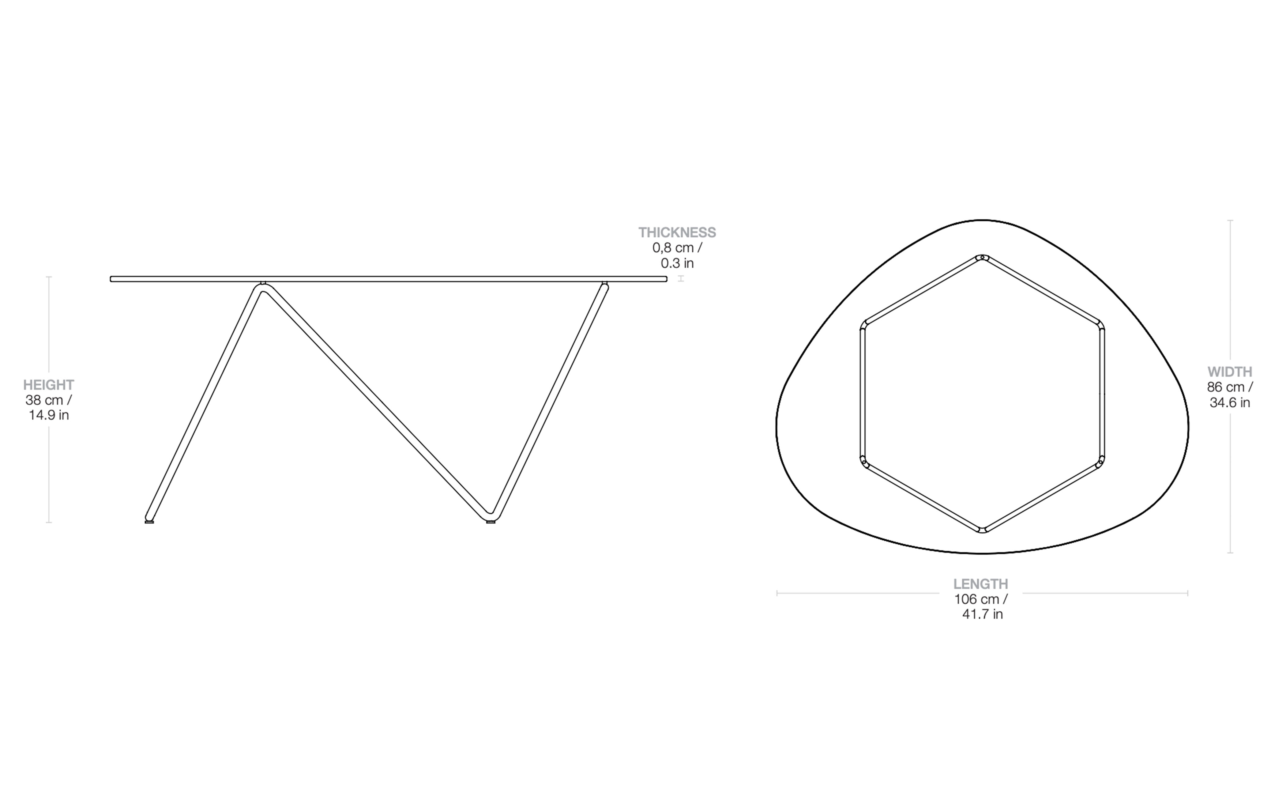 pedrera coffee table