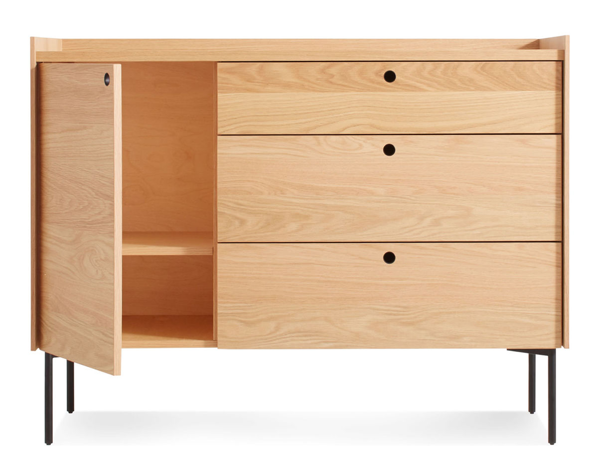 peek 1 door / 3 drawer credenza