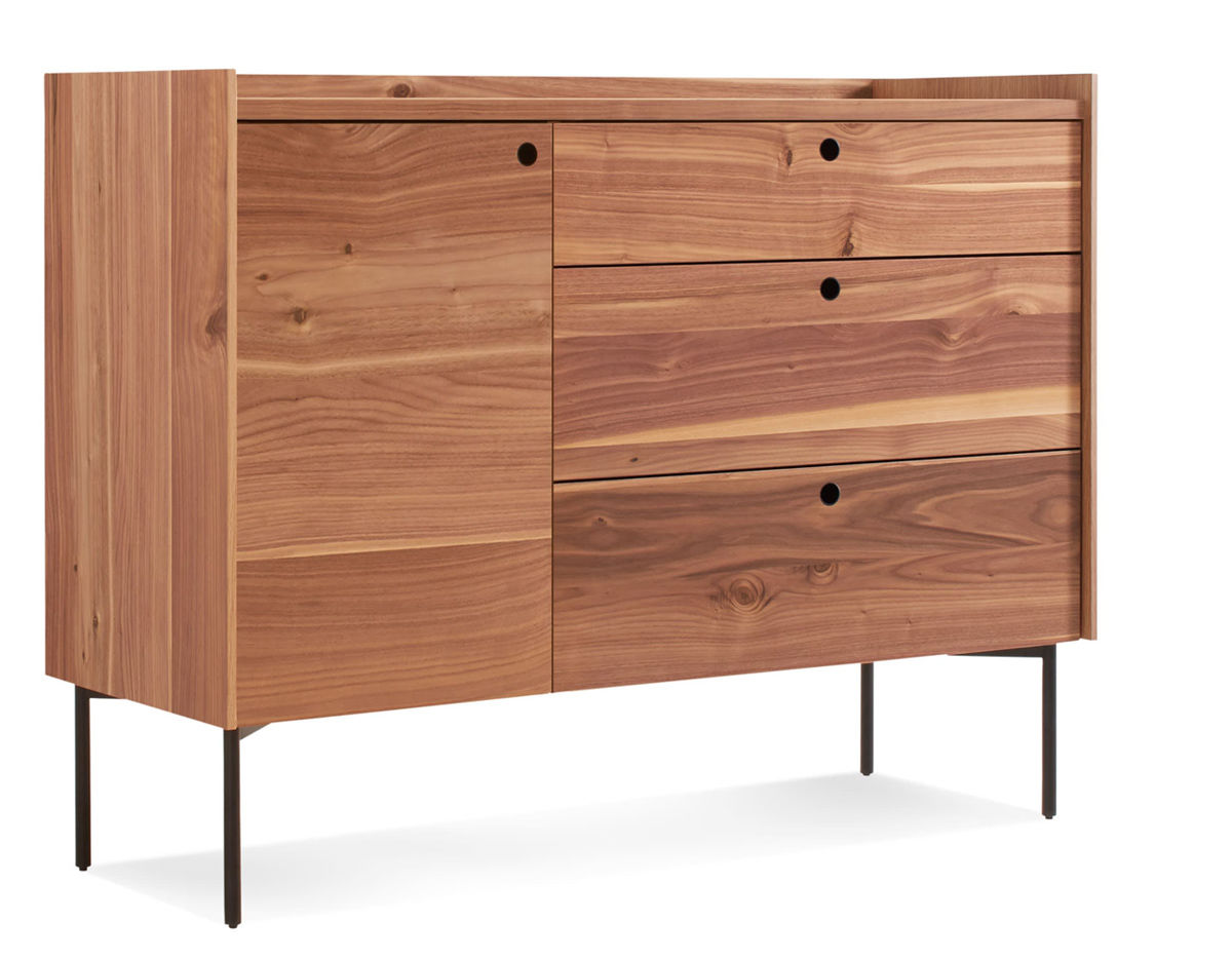 peek 1 door / 3 drawer credenza
