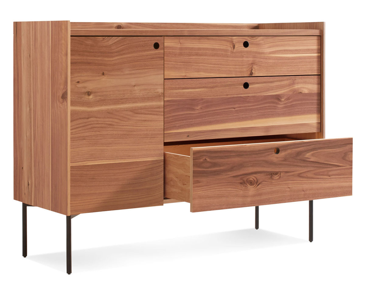 peek 1 door / 3 drawer credenza