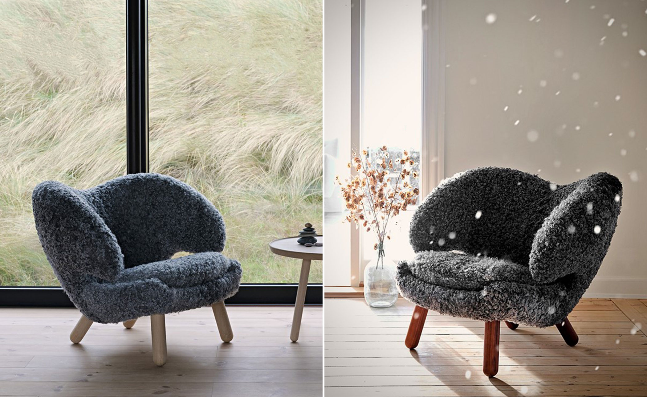 Pelican Chair with Buttons