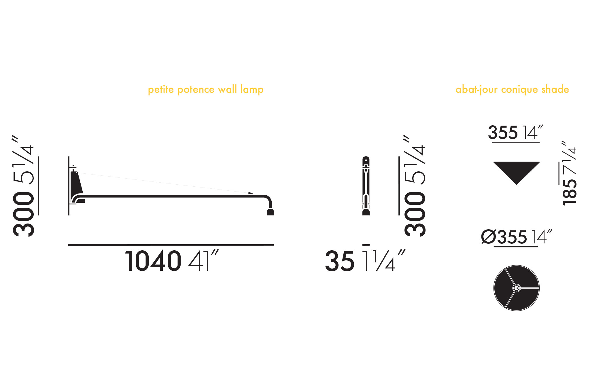 prouvé petite potence wall light