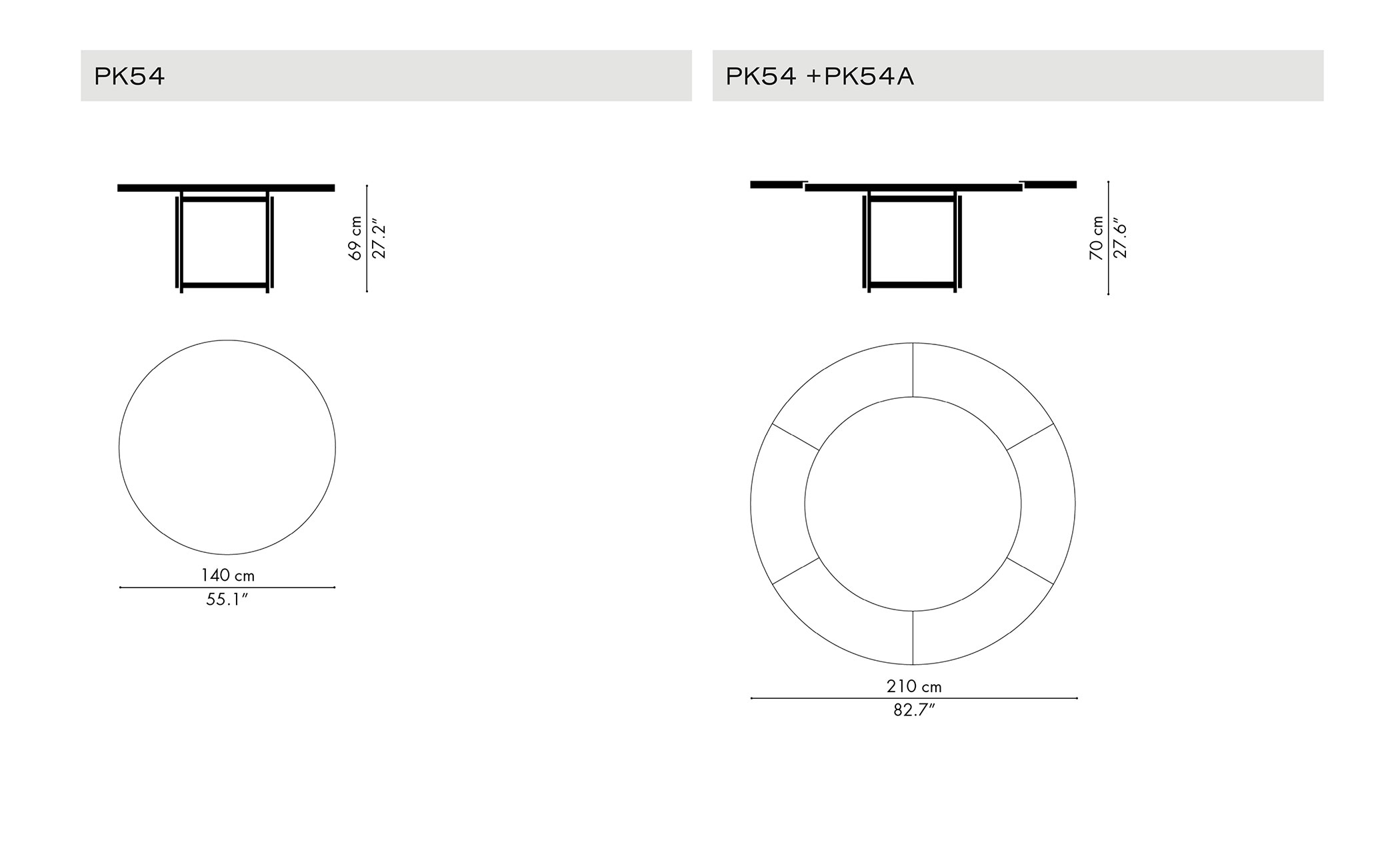 poul kjaerholm pk54™ table