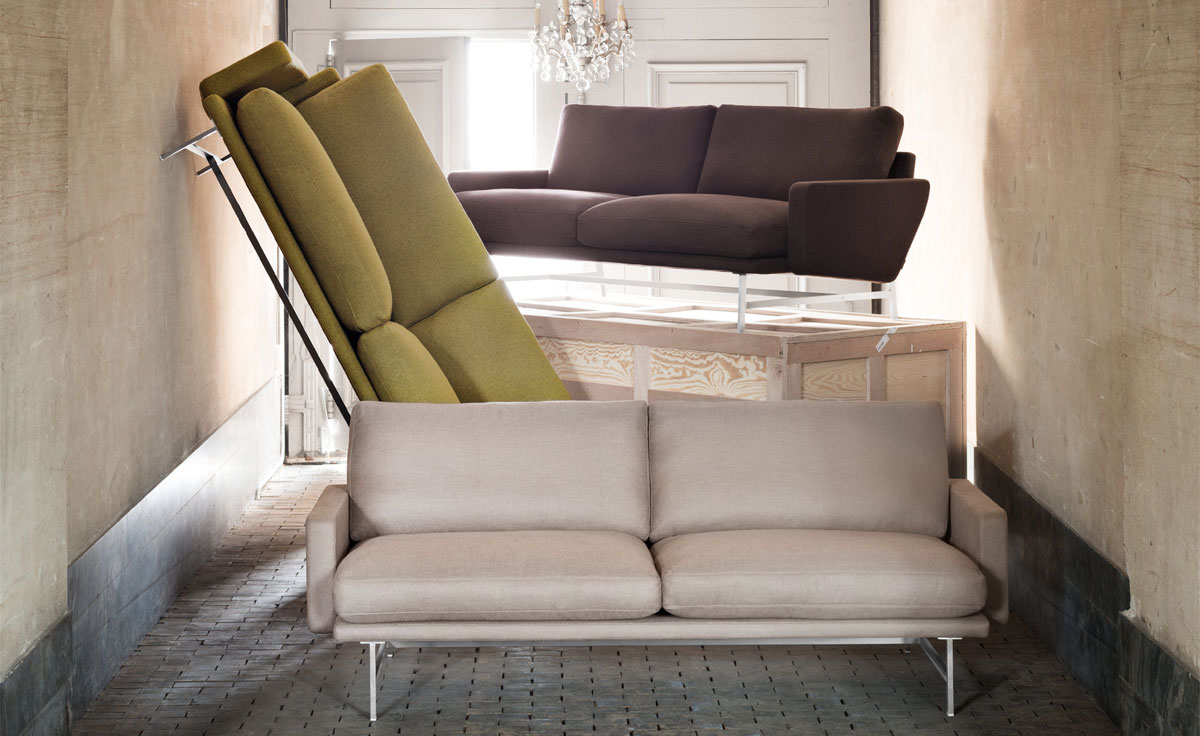 lissoni pl112 2 seat sofa