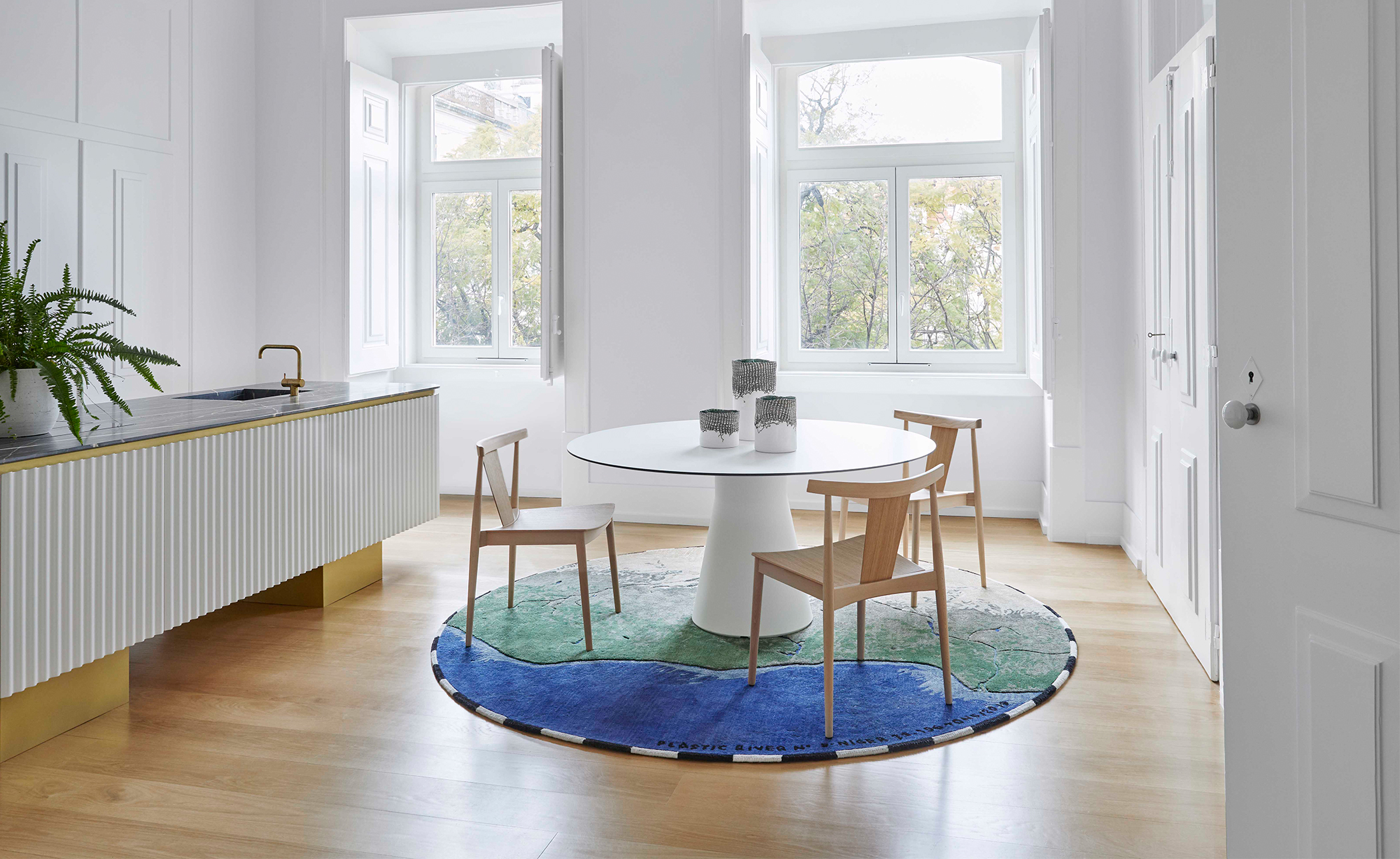 Plastic Rivers Rug