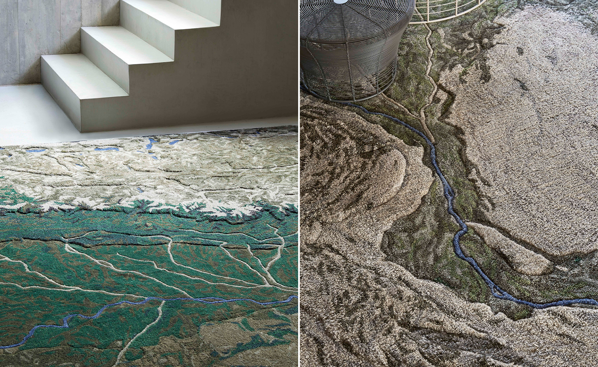 Plastic Rivers Rug