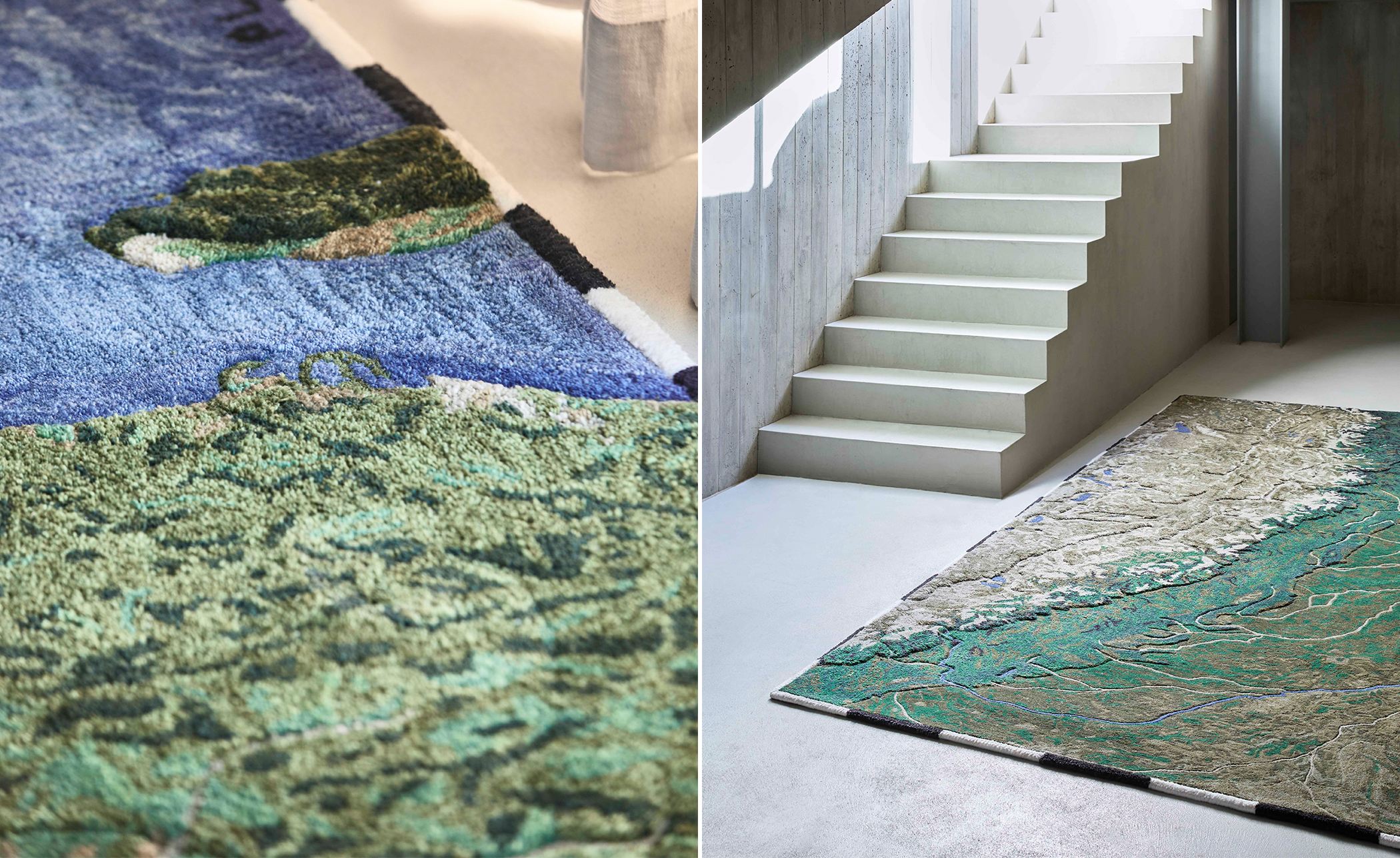 Plastic Rivers Rug