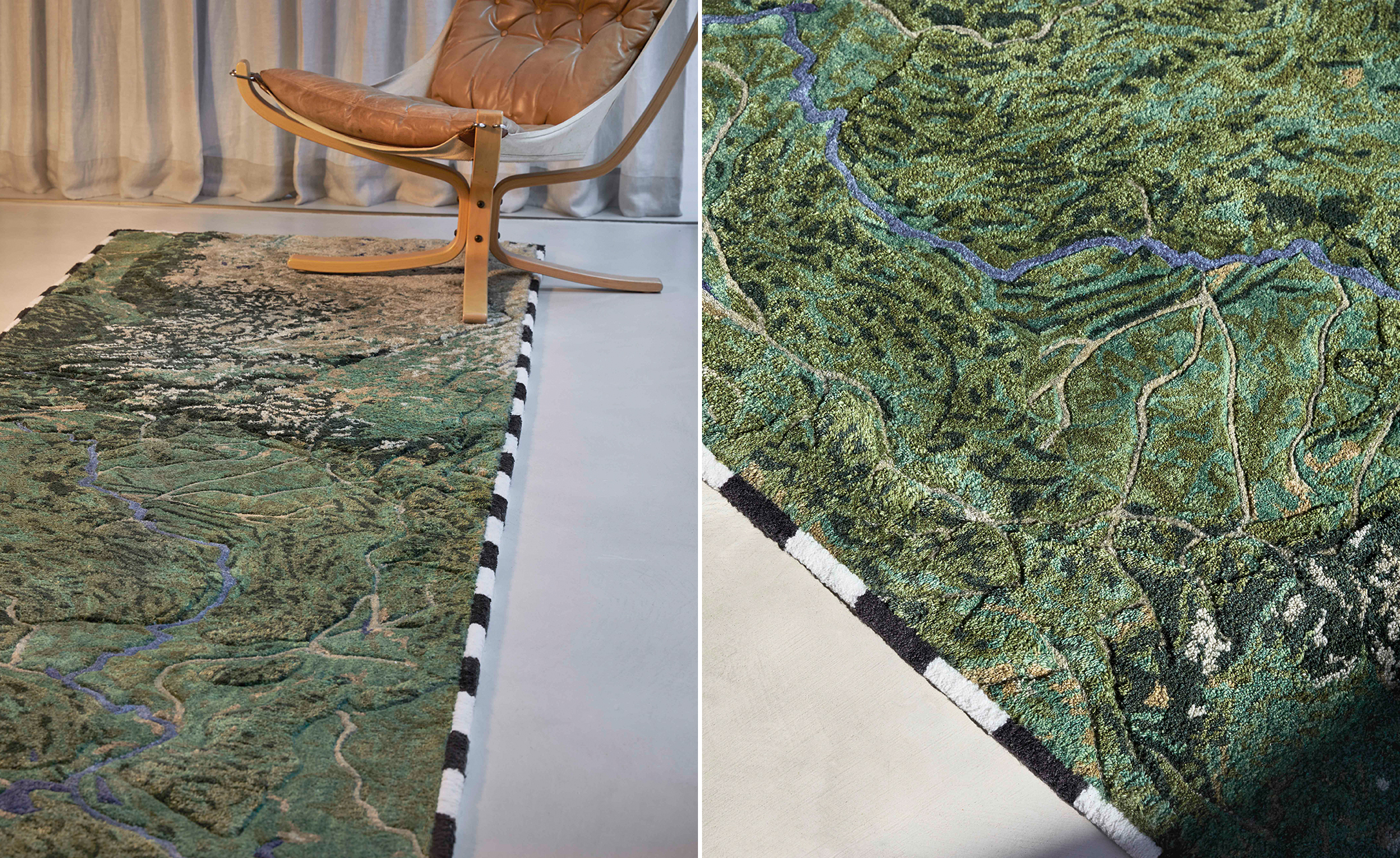 Plastic Rivers Rug
