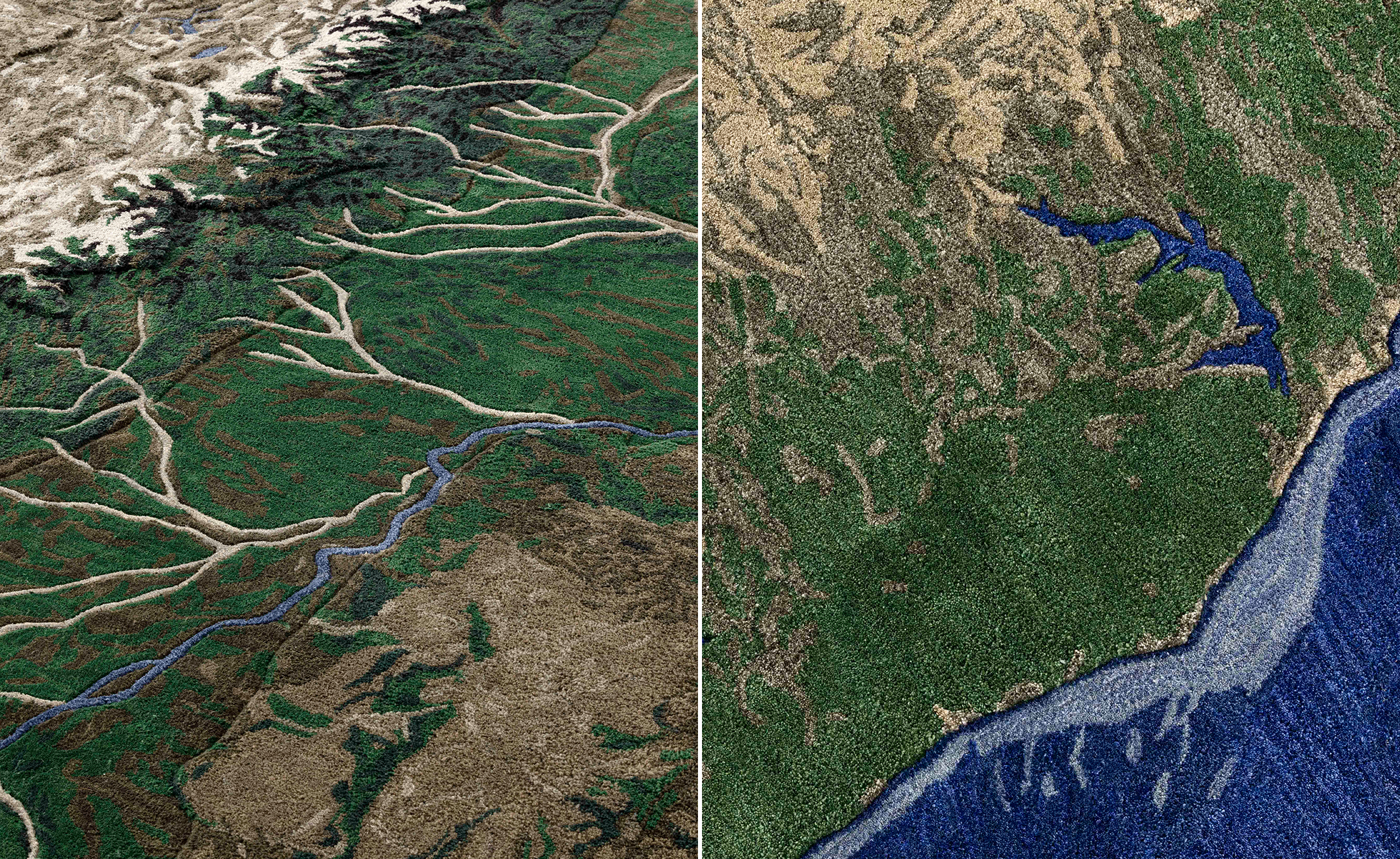 Plastic Rivers Rug