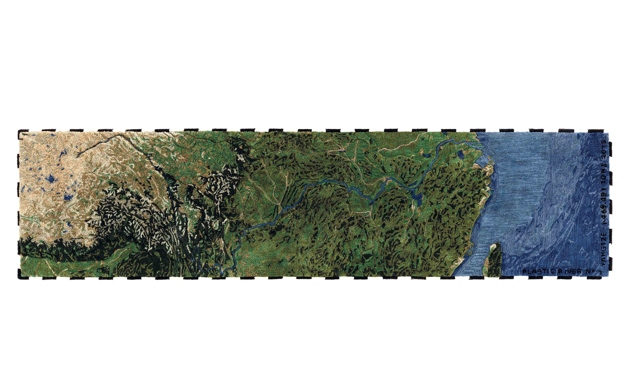 Plastic Rivers Rug