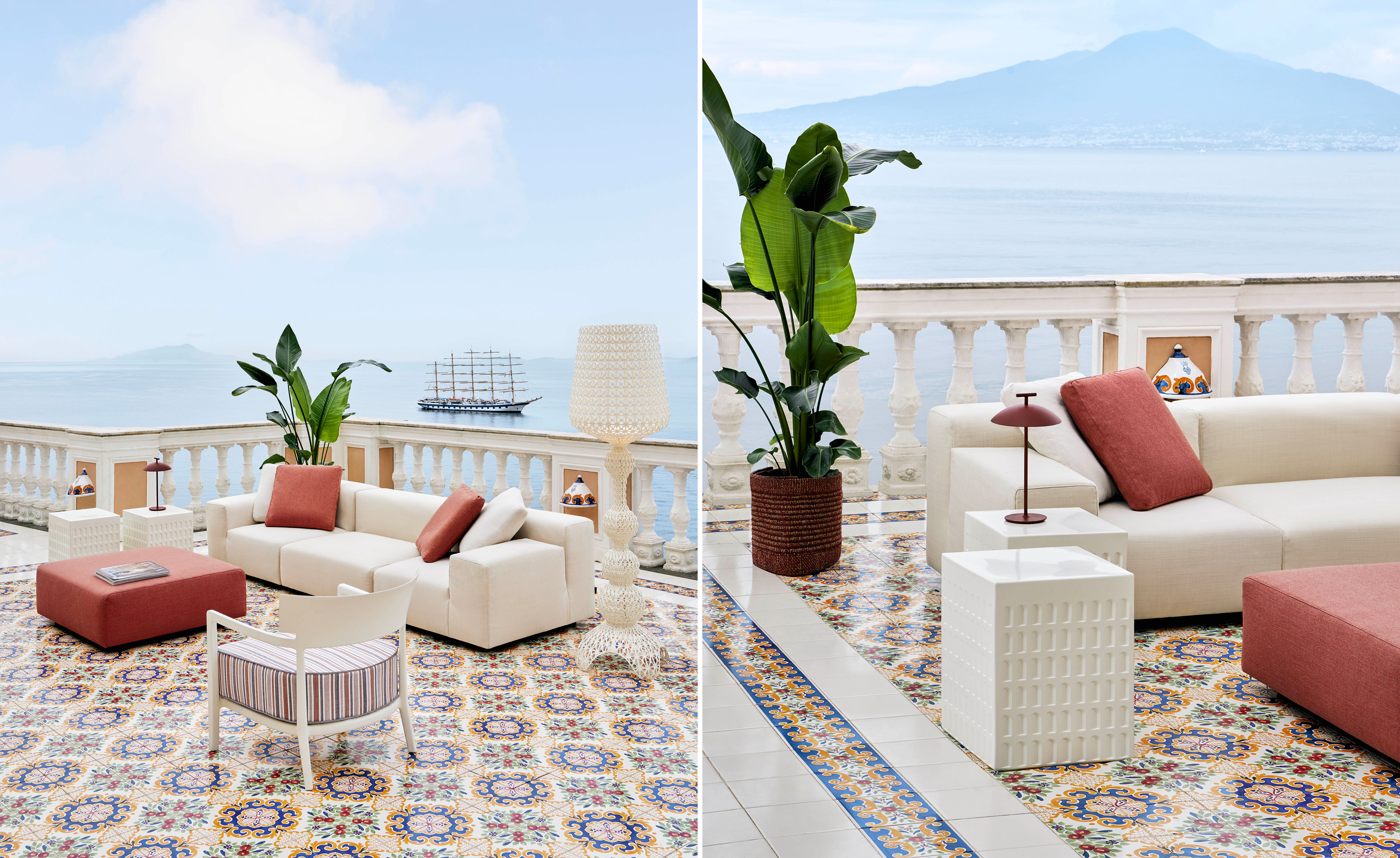 Plastics Outdoor 2 Seater Sofa