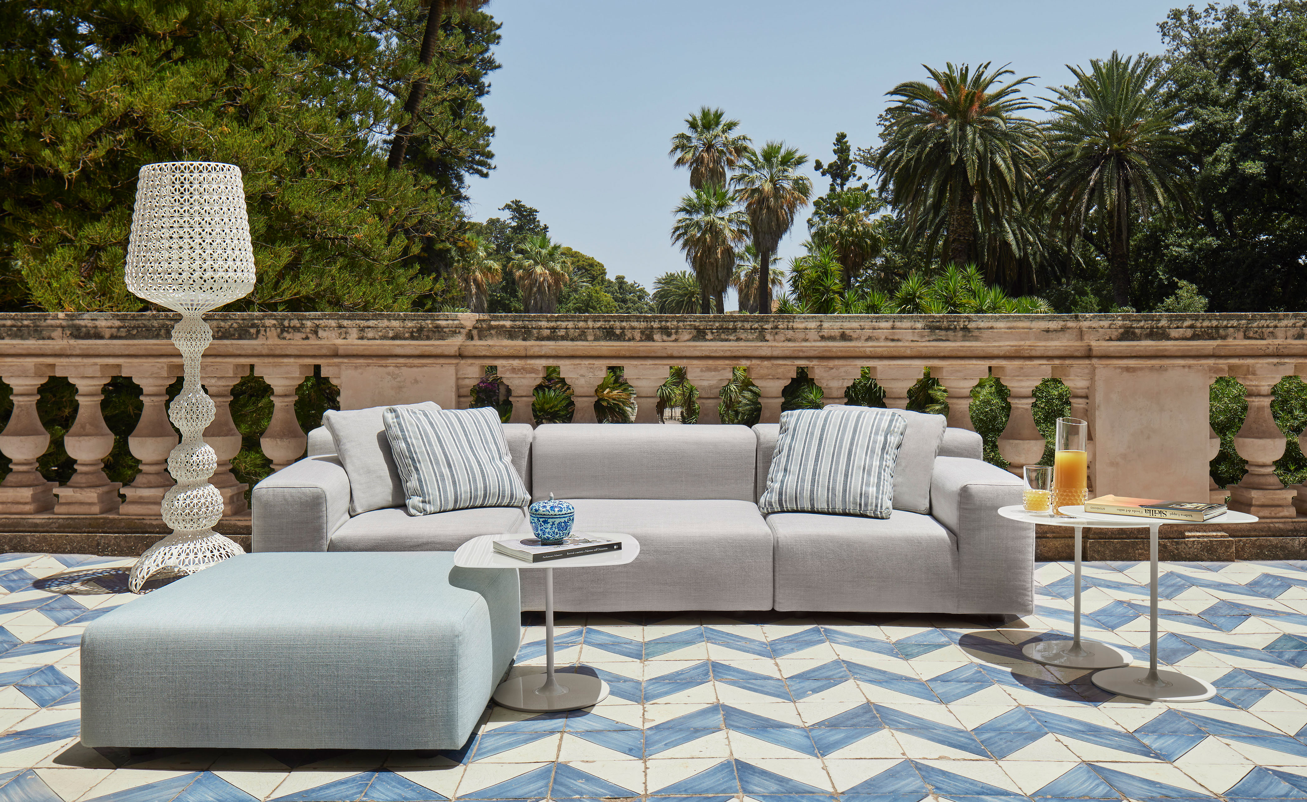 Plastics Outdoor 3 Seater Sofa
