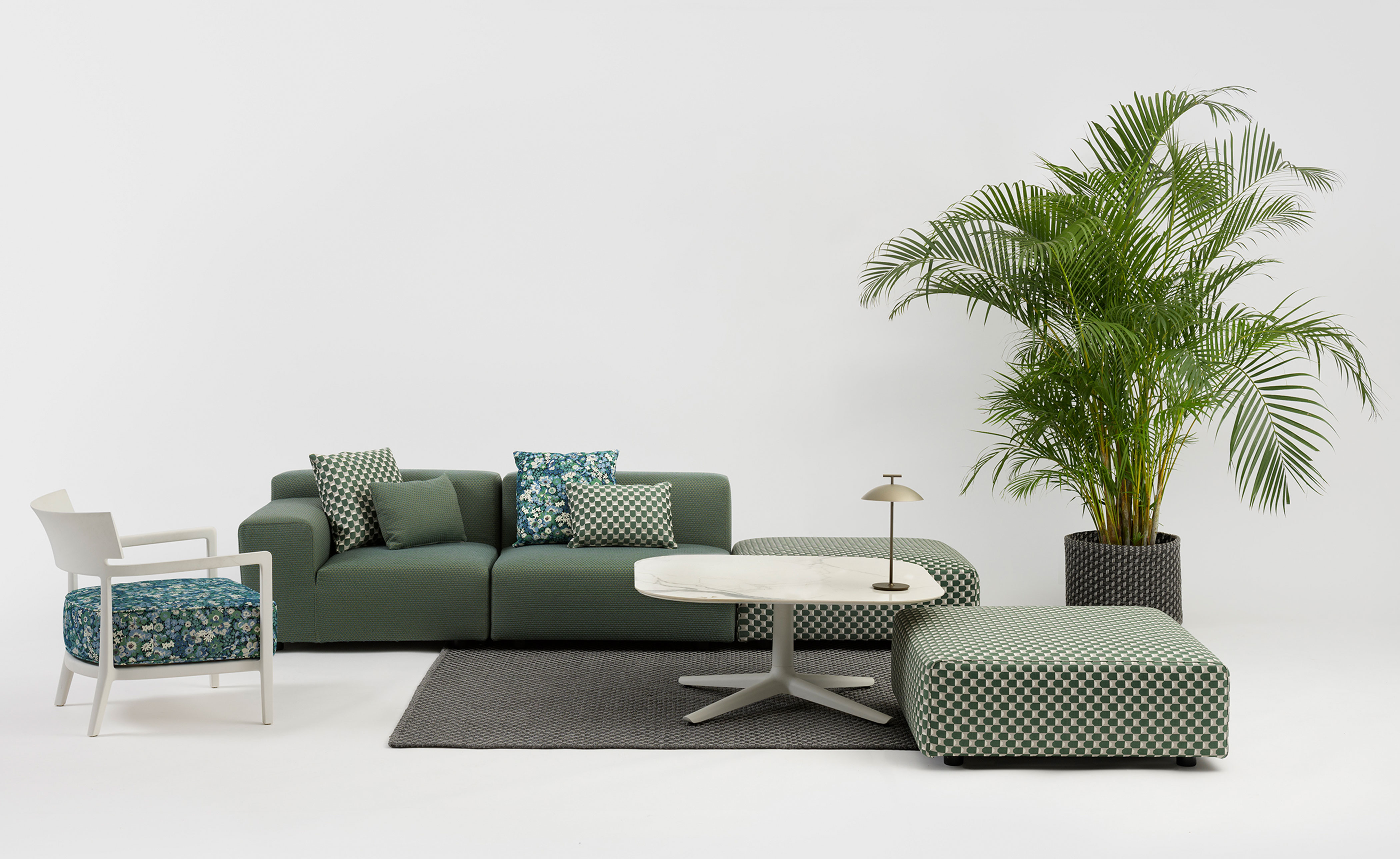 Plastics Outdoor 3 Seater Sofa