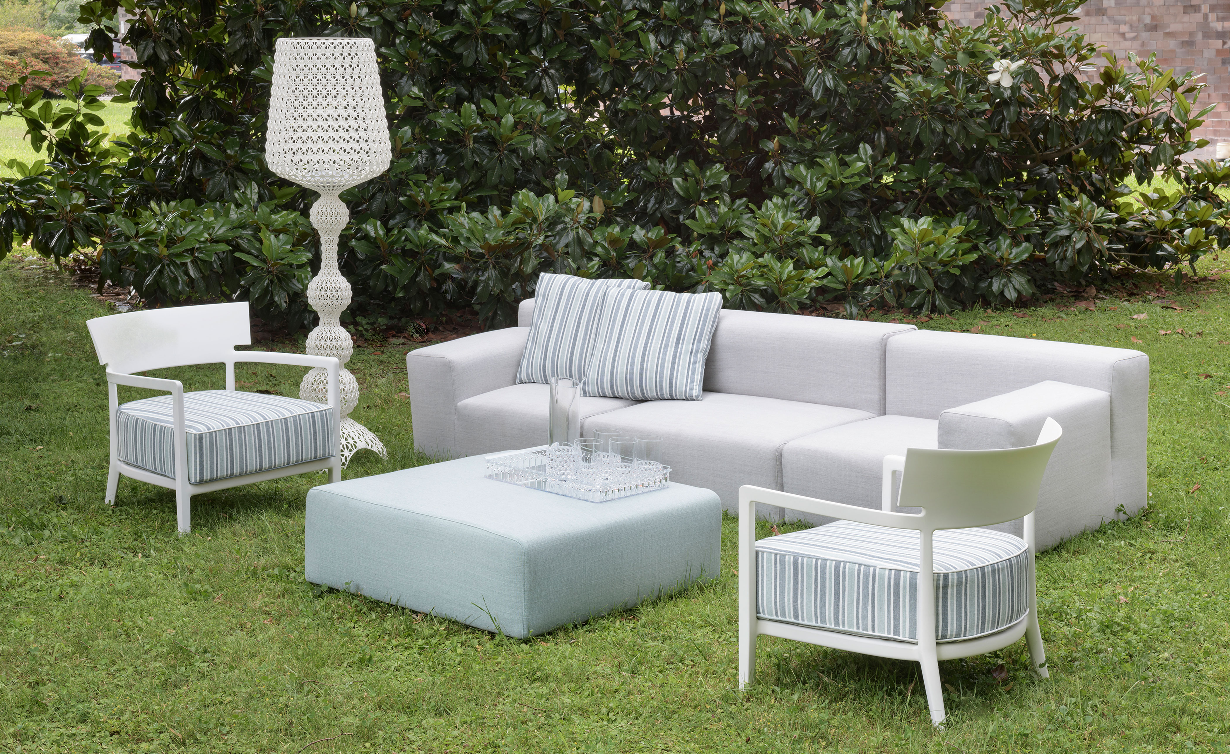 Plastics Outdoor 3 Seater Sofa