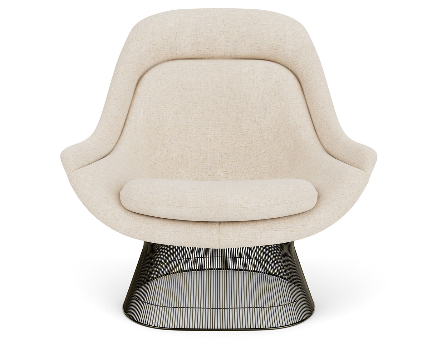 platner metallic bronze easy chair