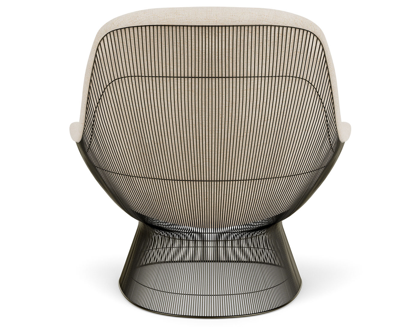 platner metallic bronze easy chair