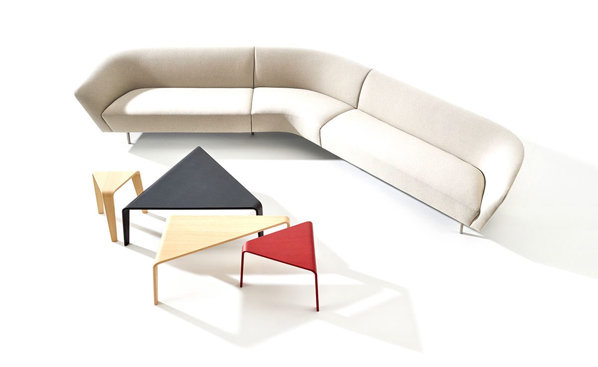 ply curved plywood low table