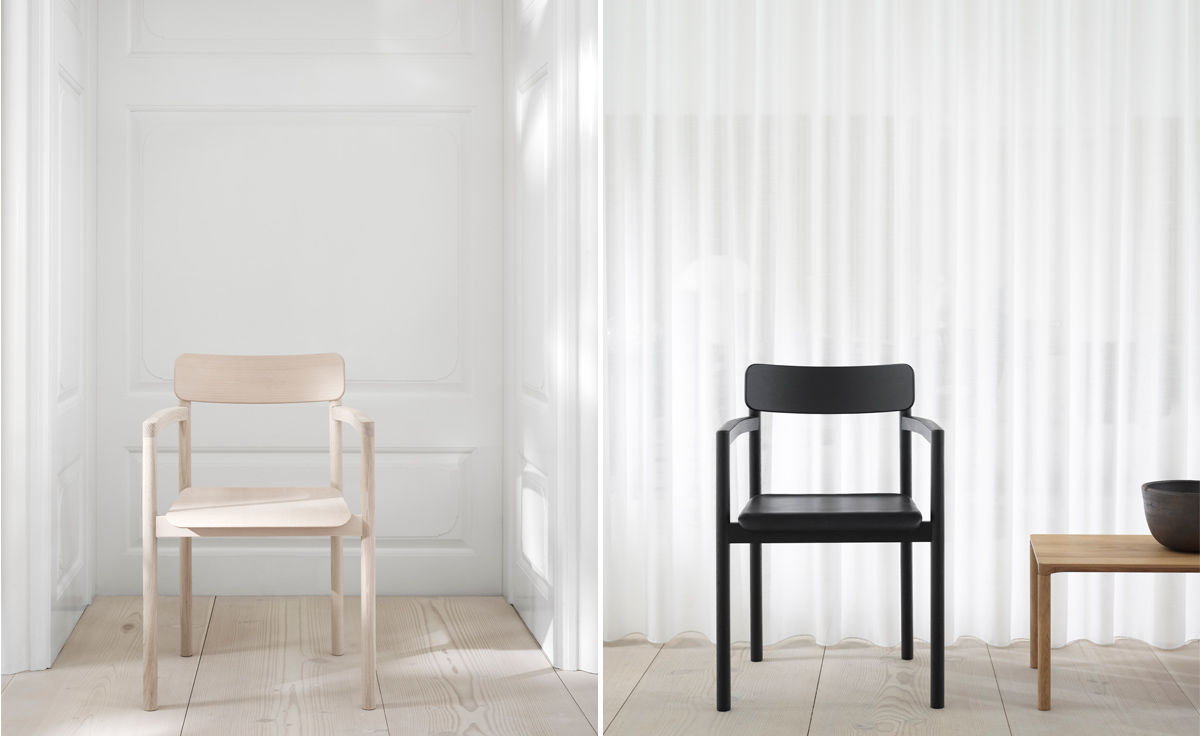 post armchair