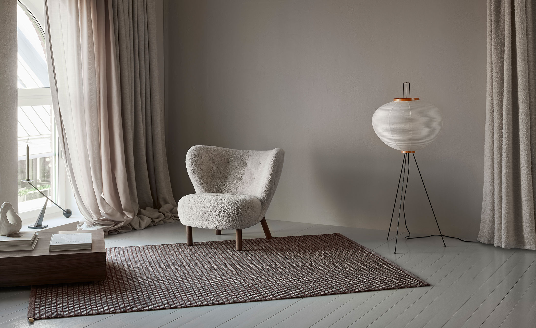 Post Icon Woven Rug