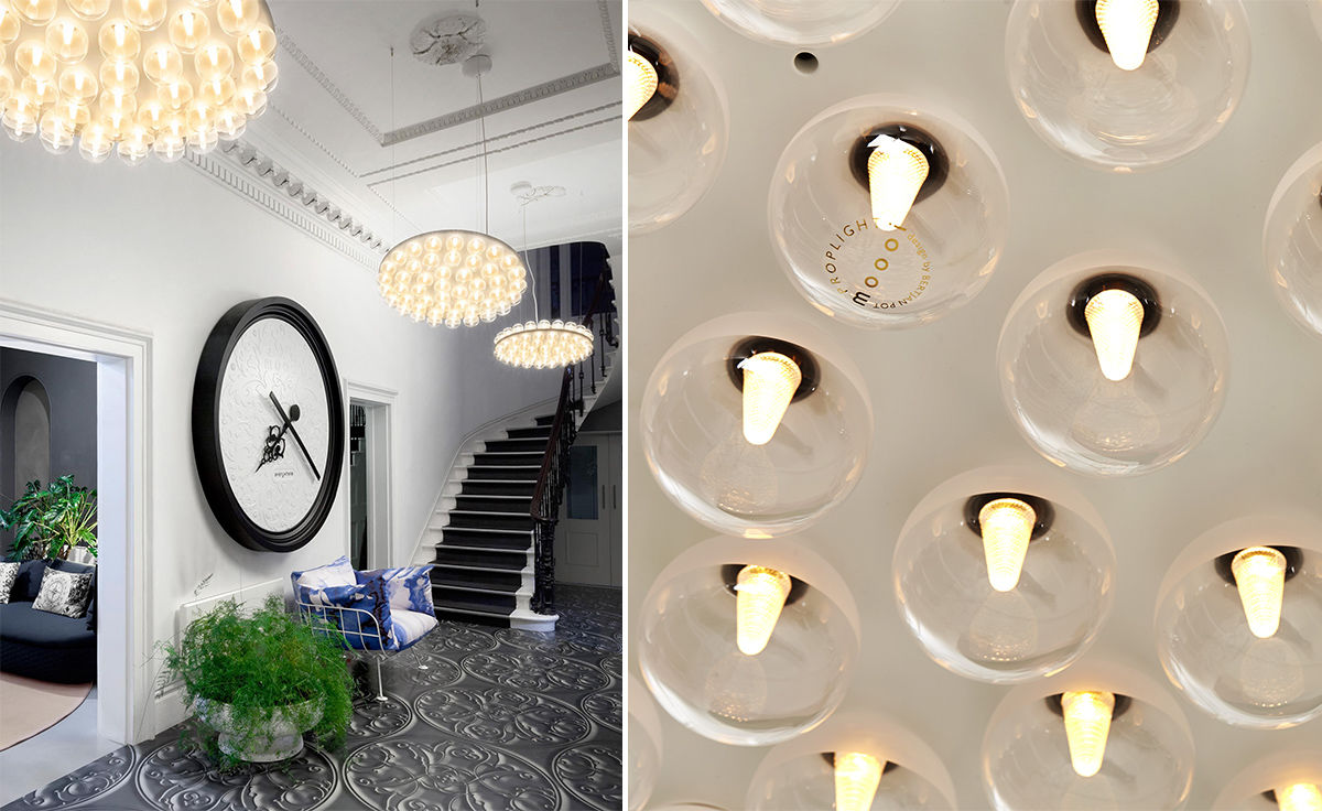 prop light round single suspension lamp