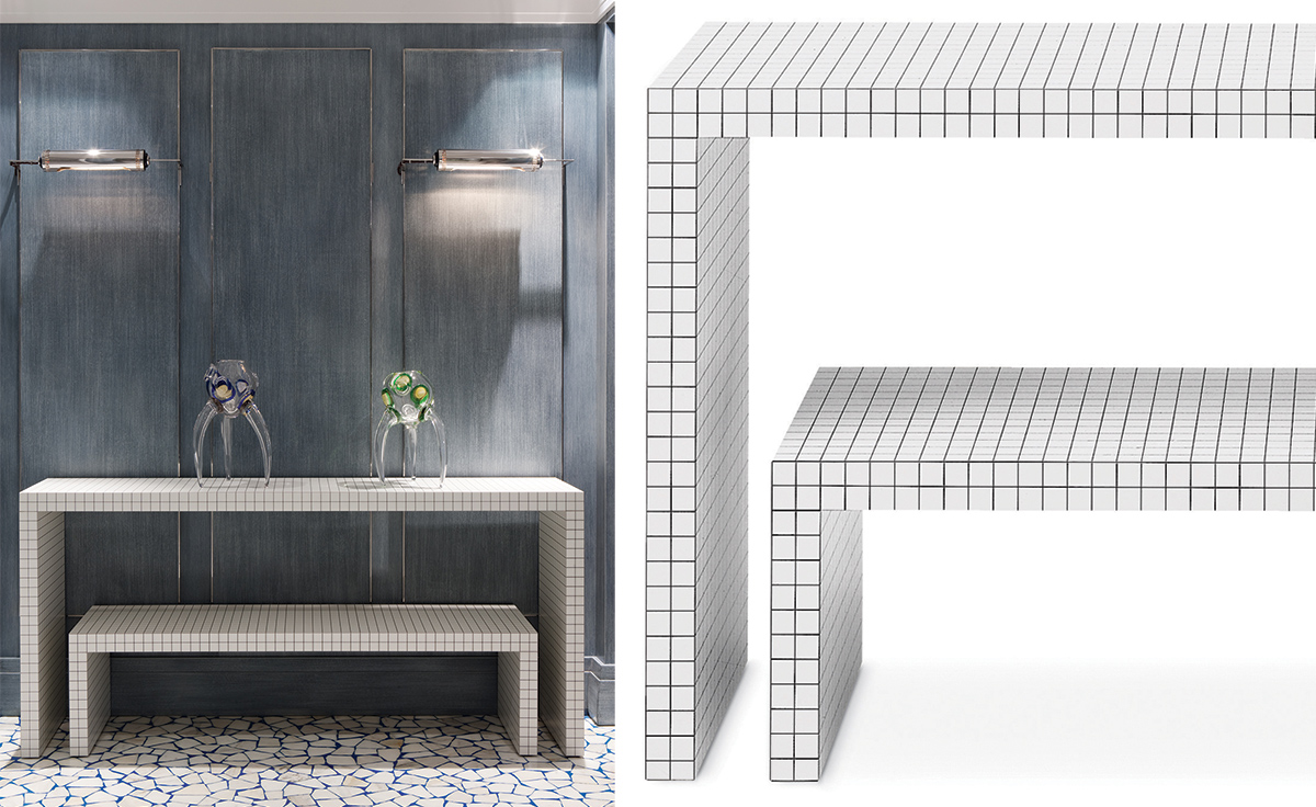 quaderna console table