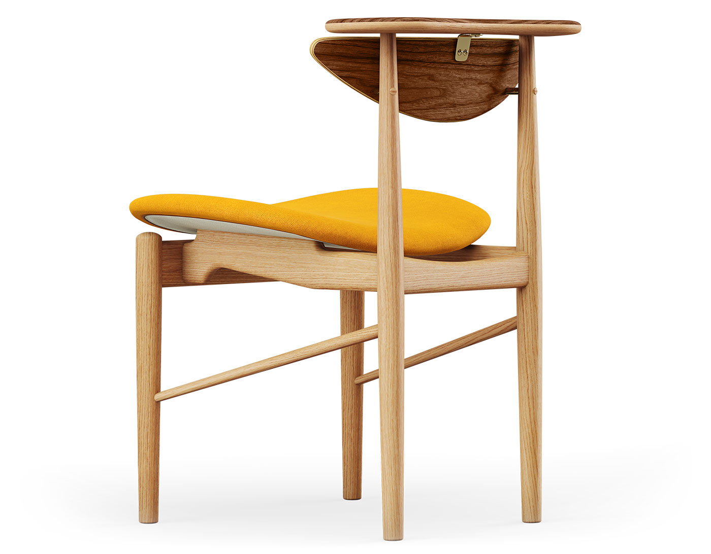 Reading Chair with upholstered seat