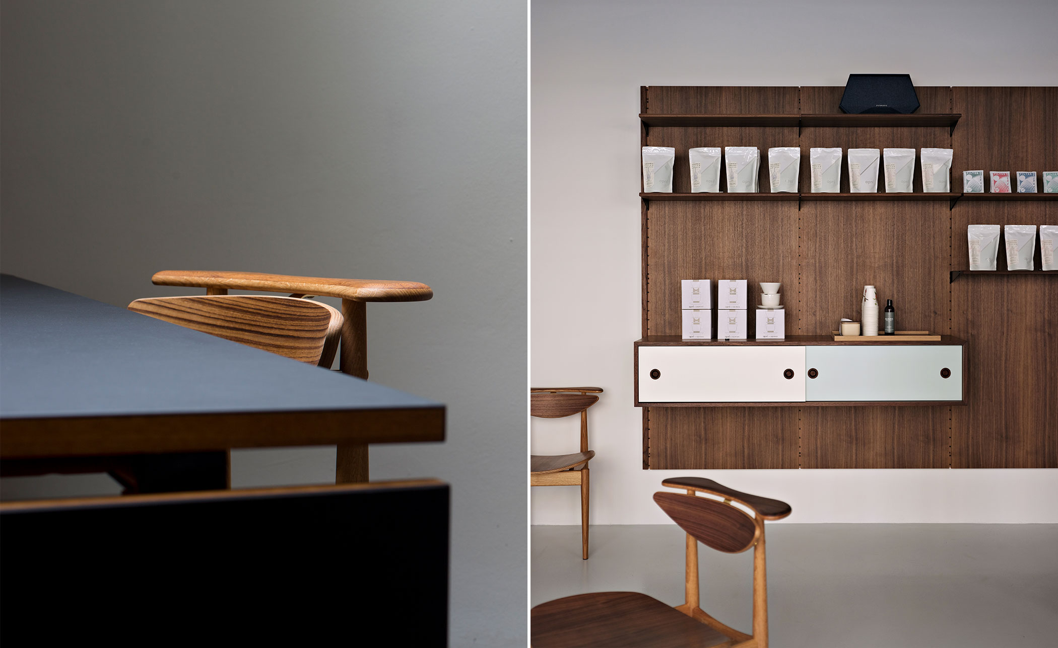 Reading Chair with wood seat
