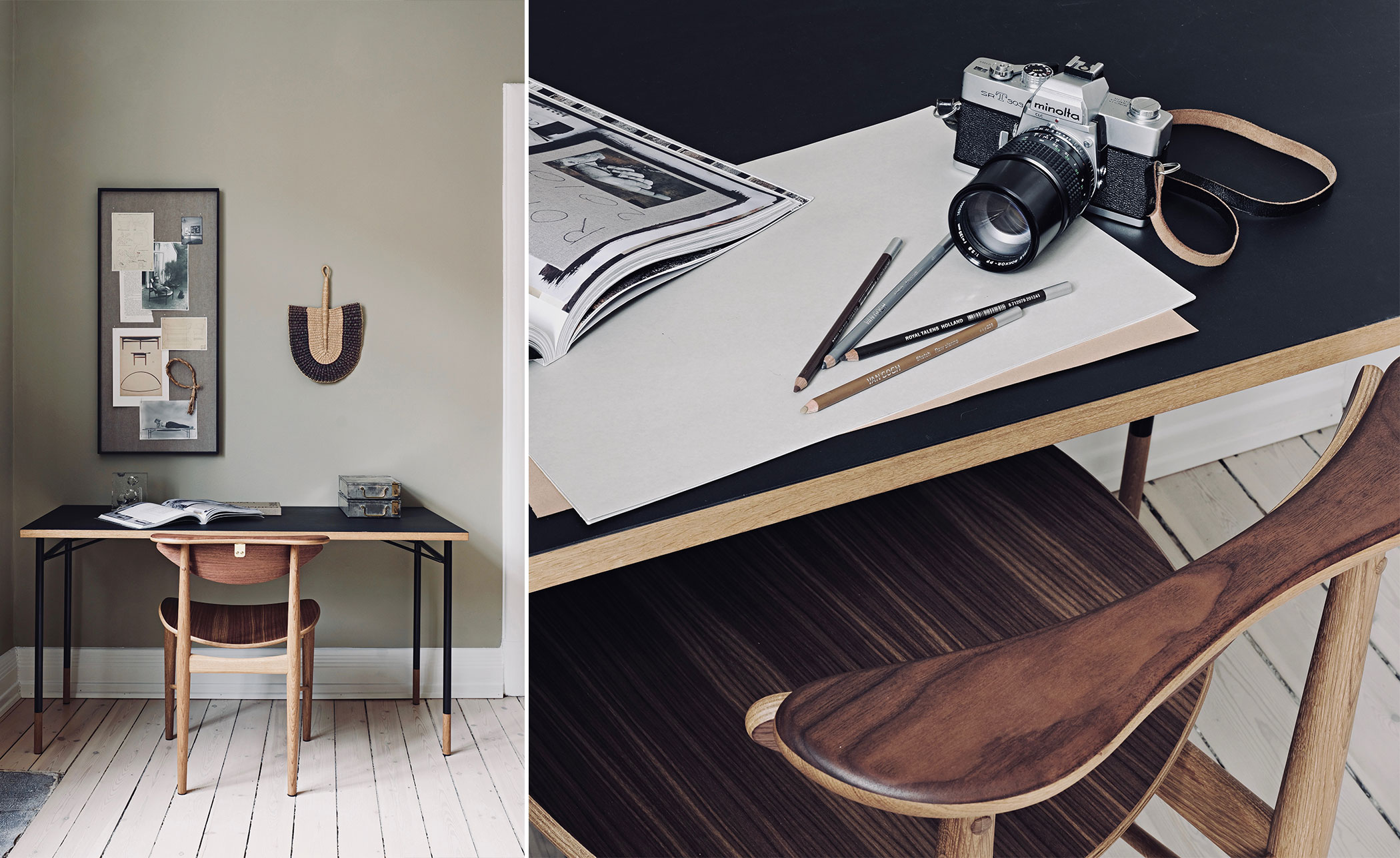 Reading Chair with wood seat