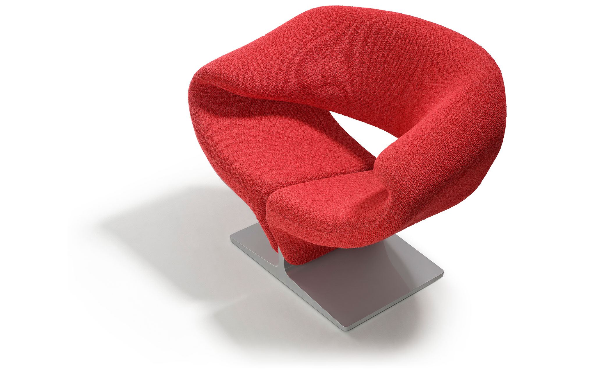 pierre paulin ribbon chair & ottoman