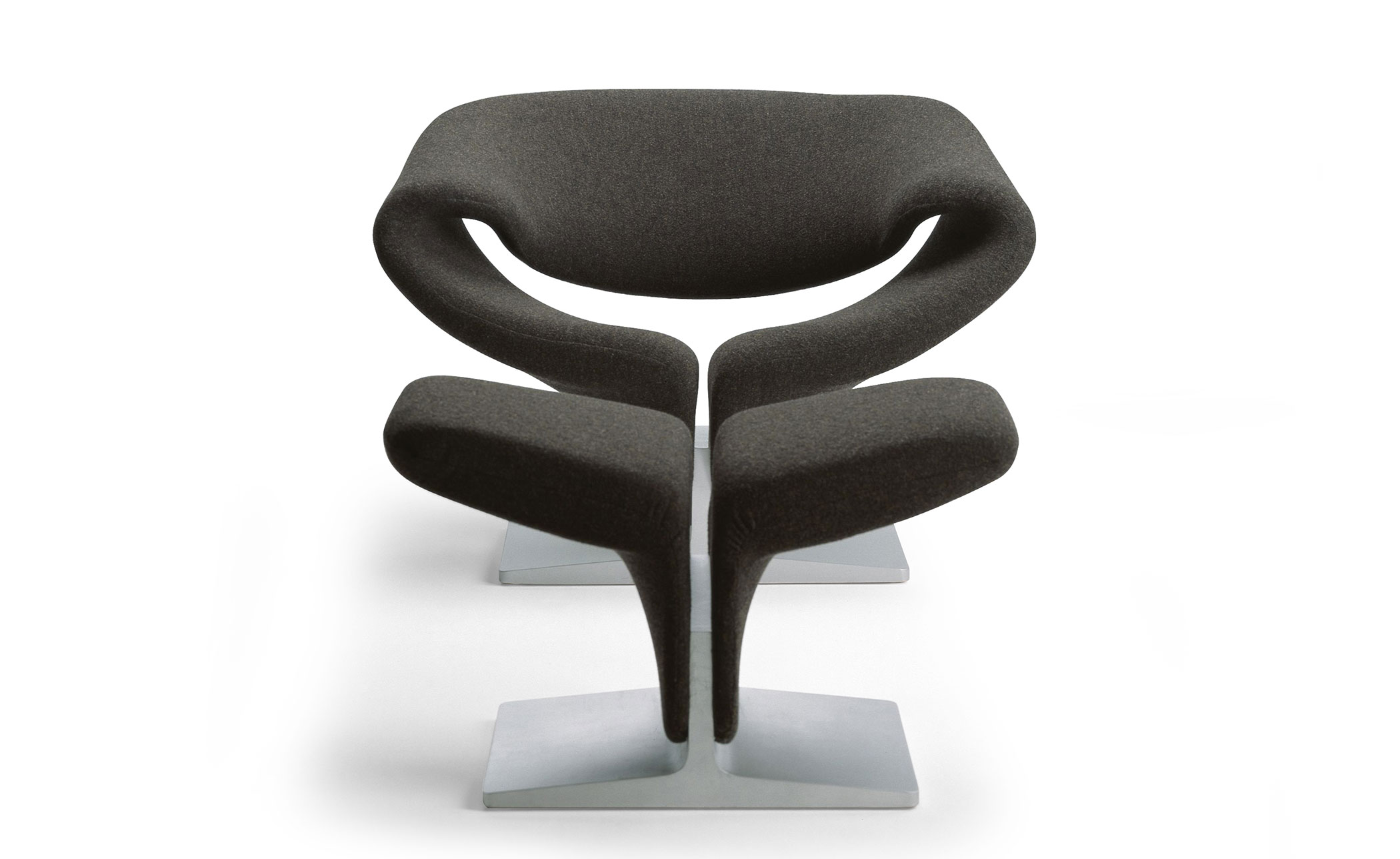 pierre paulin ribbon chair & ottoman