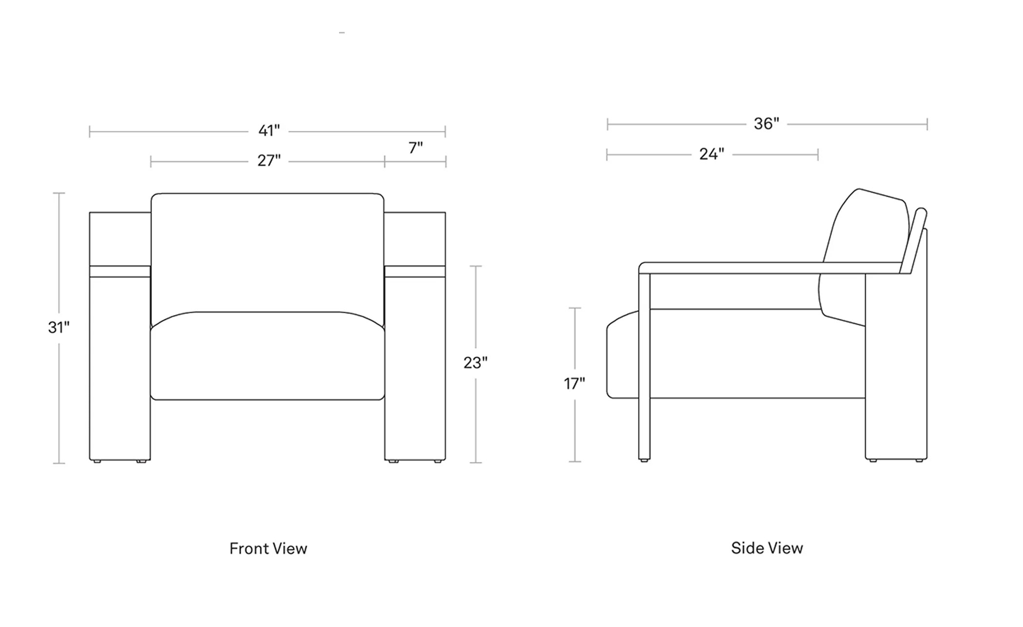 Ridge Outdoor Lounge Chair