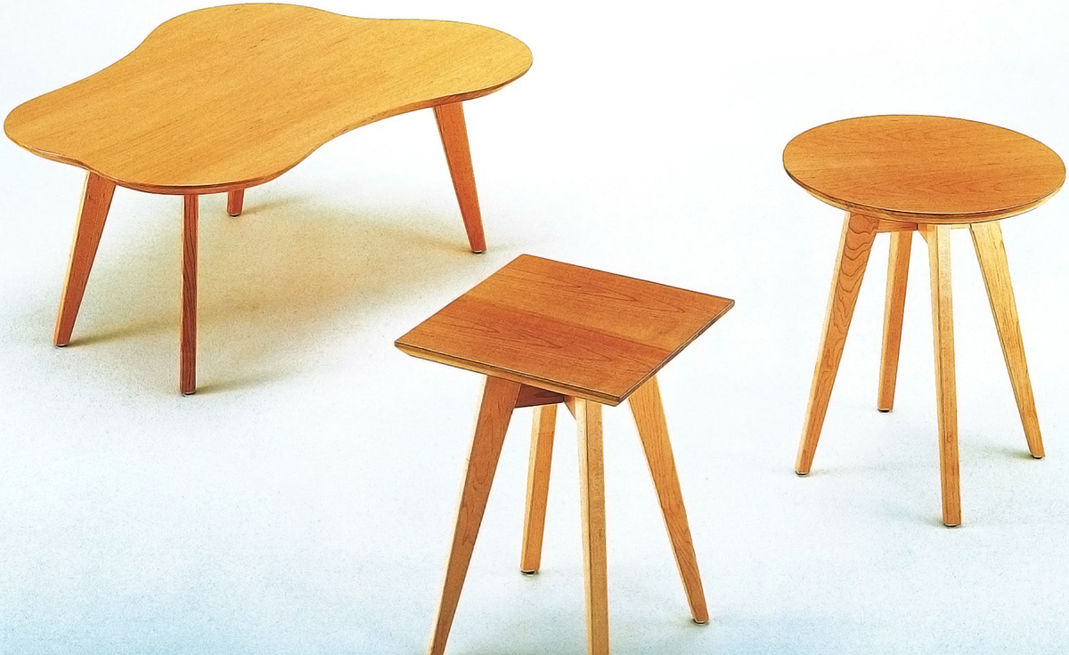 risom round side table