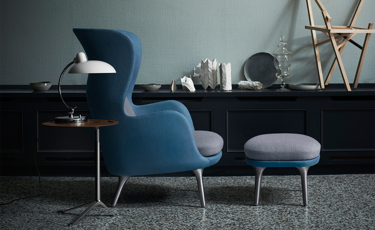ro lounge chair and ottoman