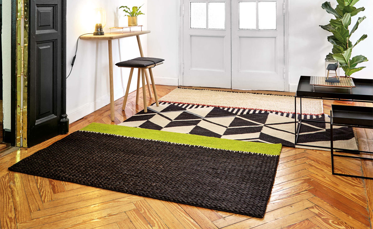 rustic chic geo rug