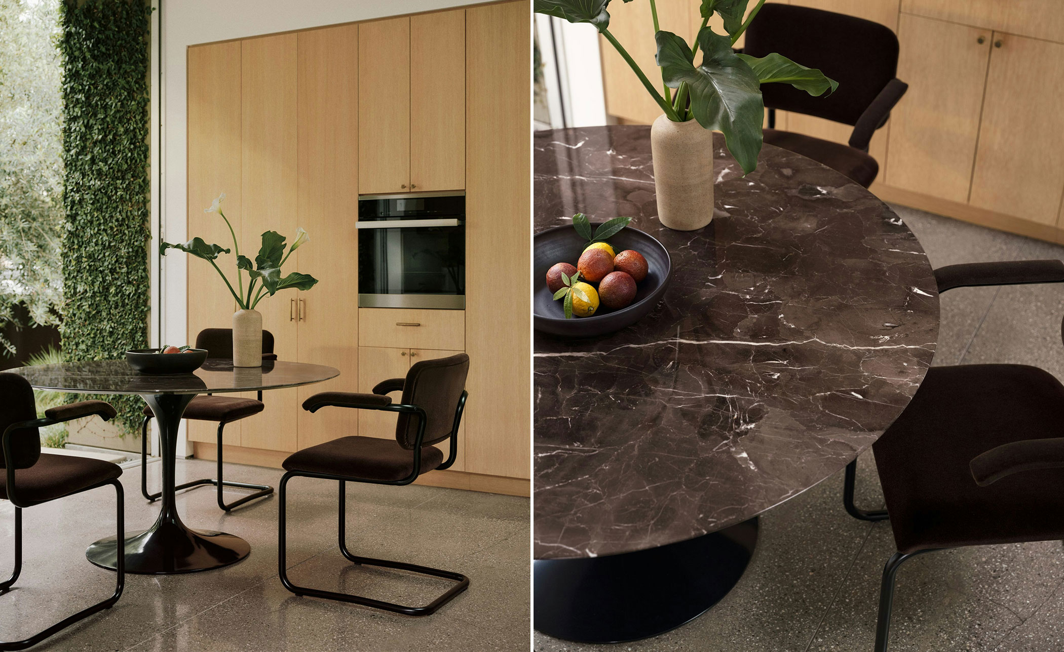 saarinen dining table - 42" round