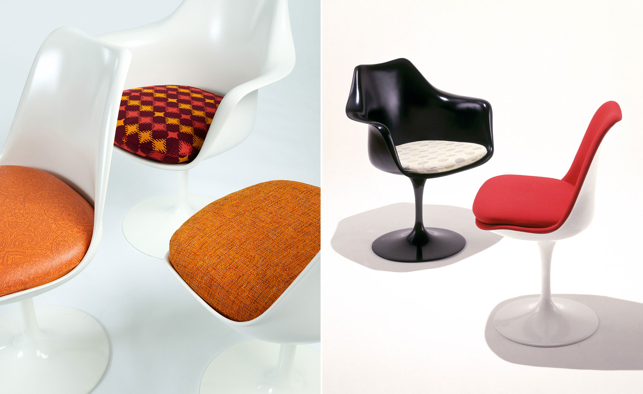 saarinen white tulip side chair