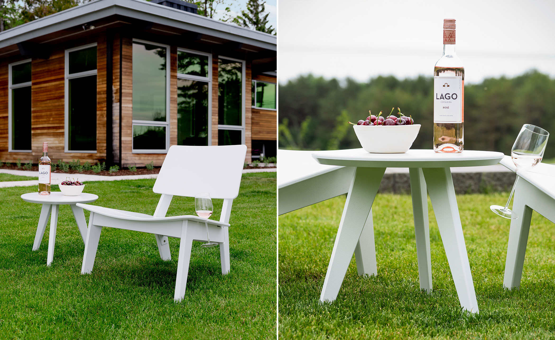 Satellite Round End Table 18 inch