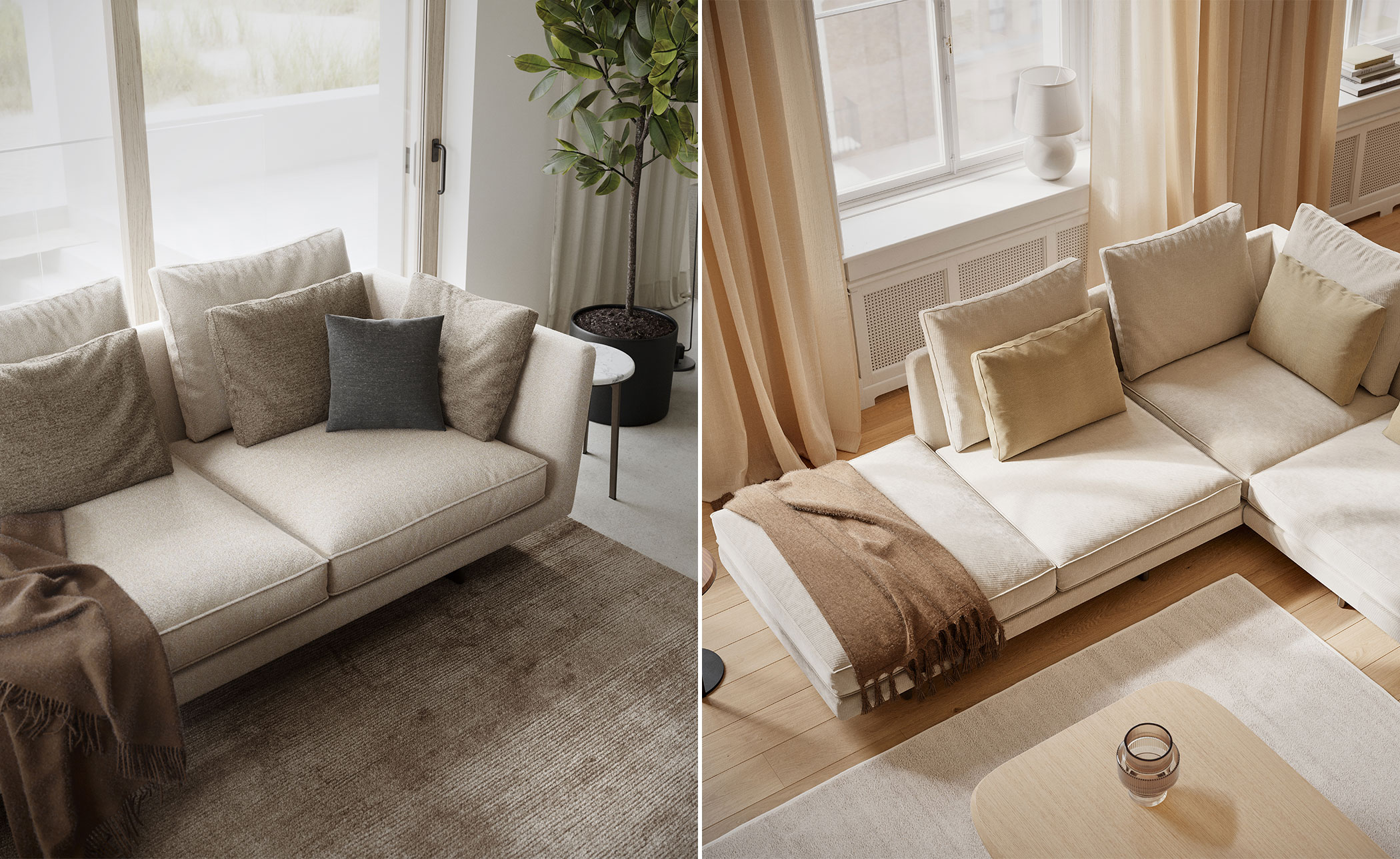 Savoy Open Sofa with Chaise
