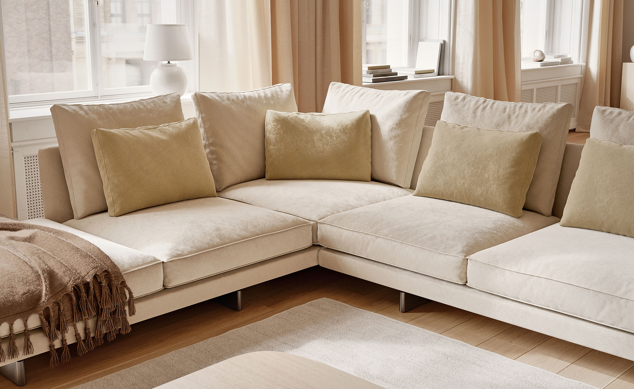 Savoy Open Sofa with Chaise