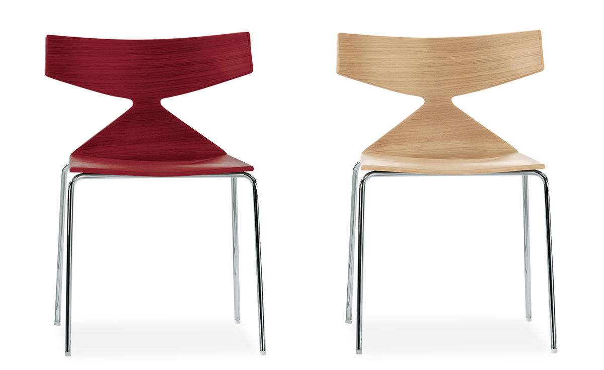 saya chair with metal legs