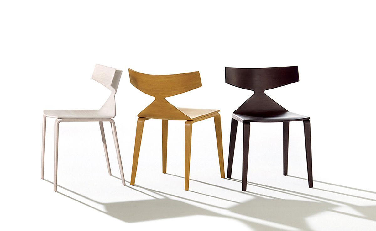saya chair with wood legs