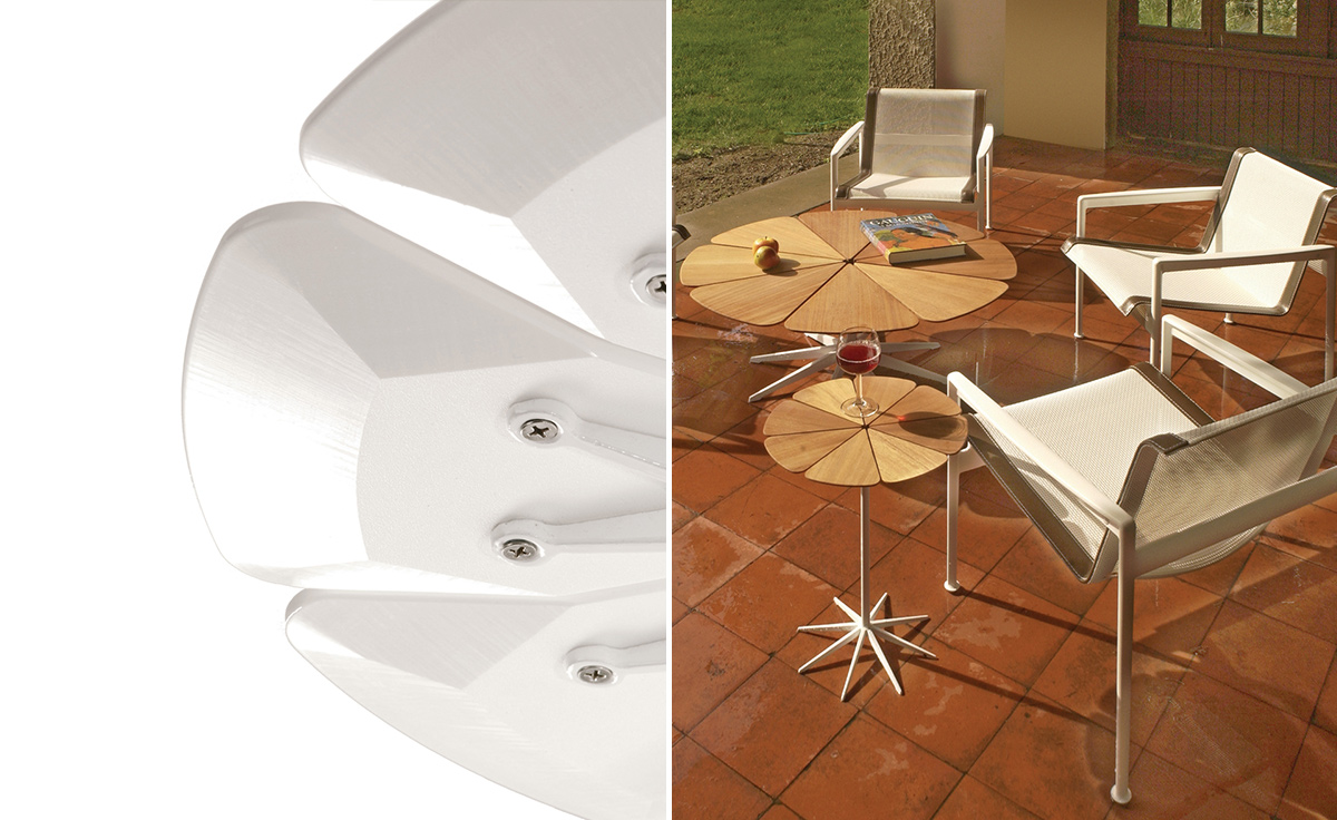 schultz petal end table