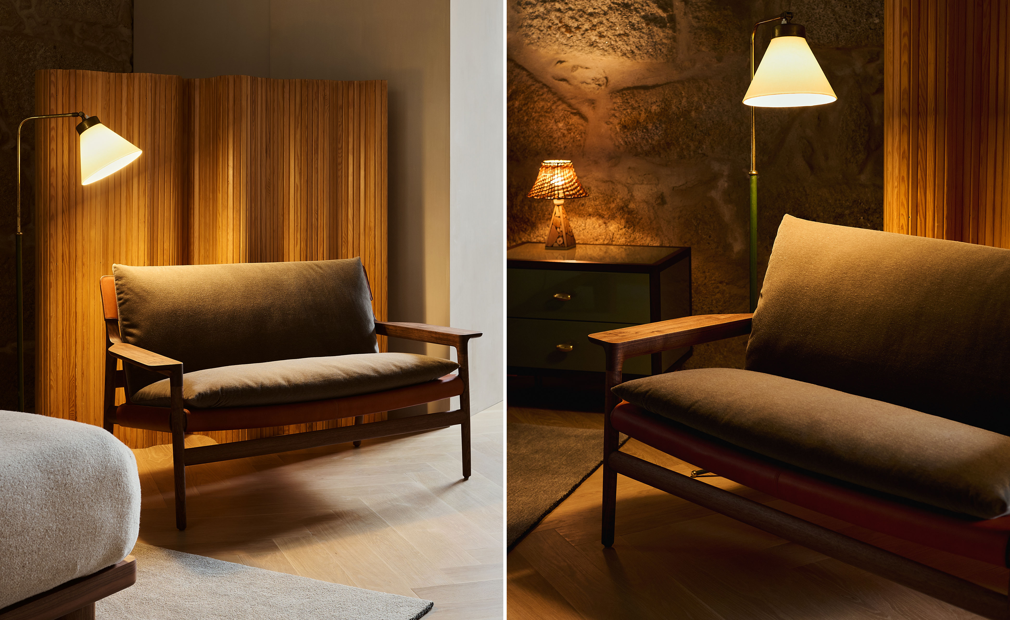 Sela Sofa with wide arms