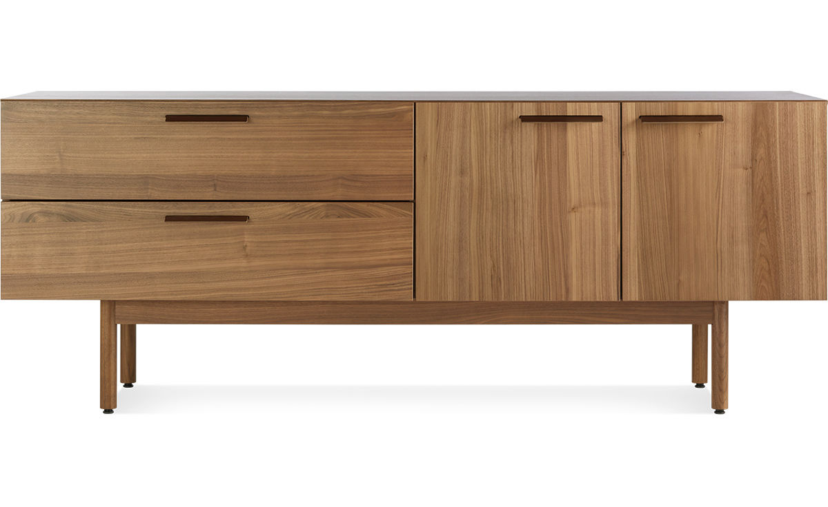 shale 2 drawer / 2 door dresser