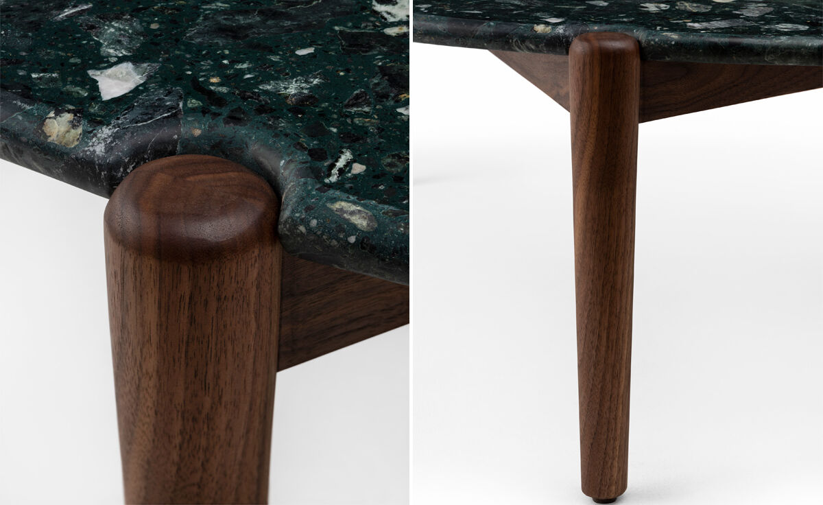 sidekicks coffee table 456mm with terrazzo top