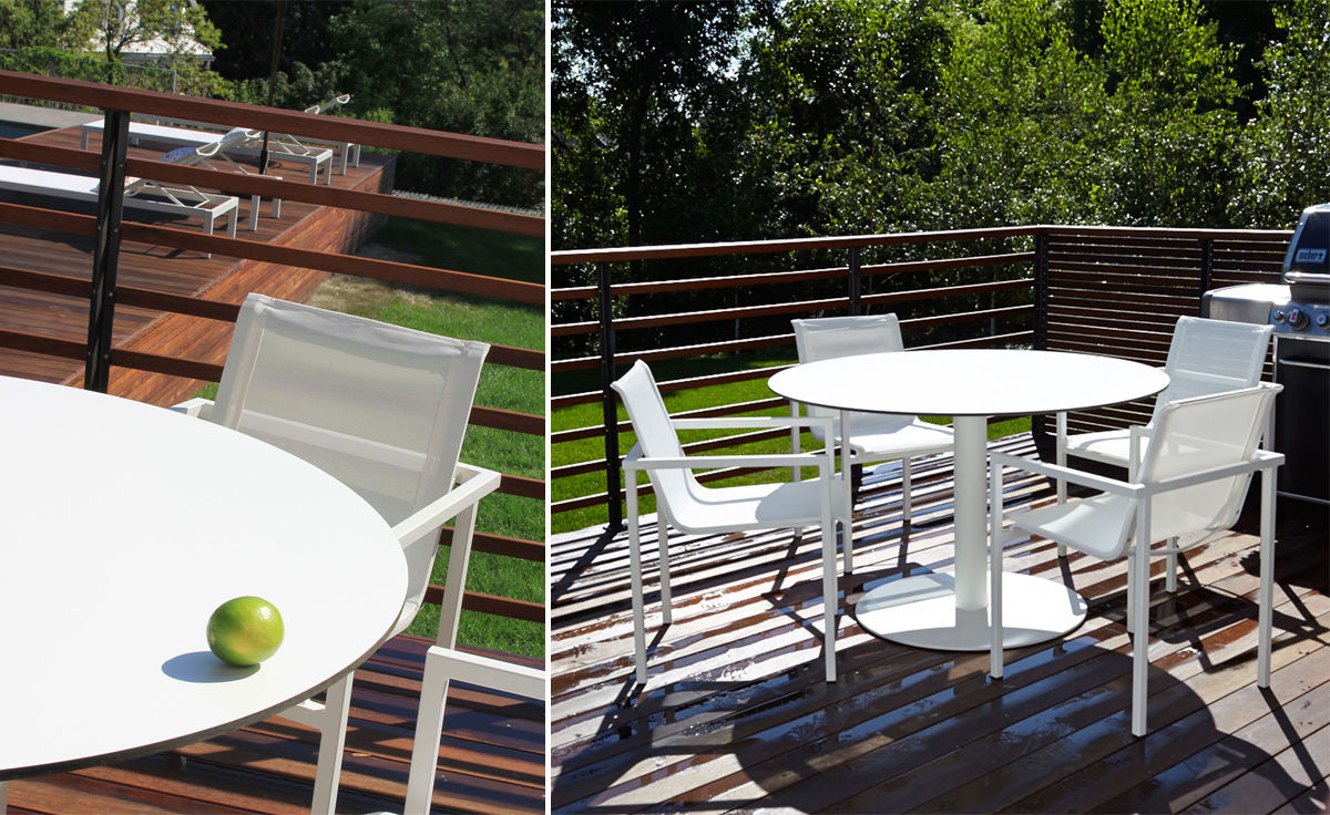 skiff large outdoor cafe table