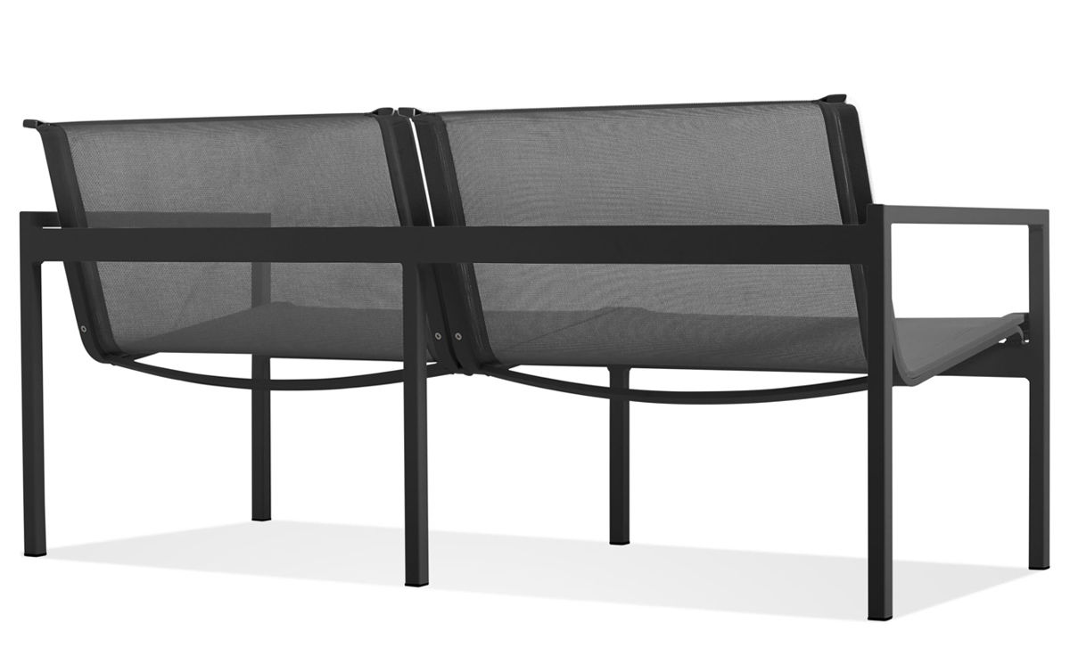skiff outdoor 2 seat sofa