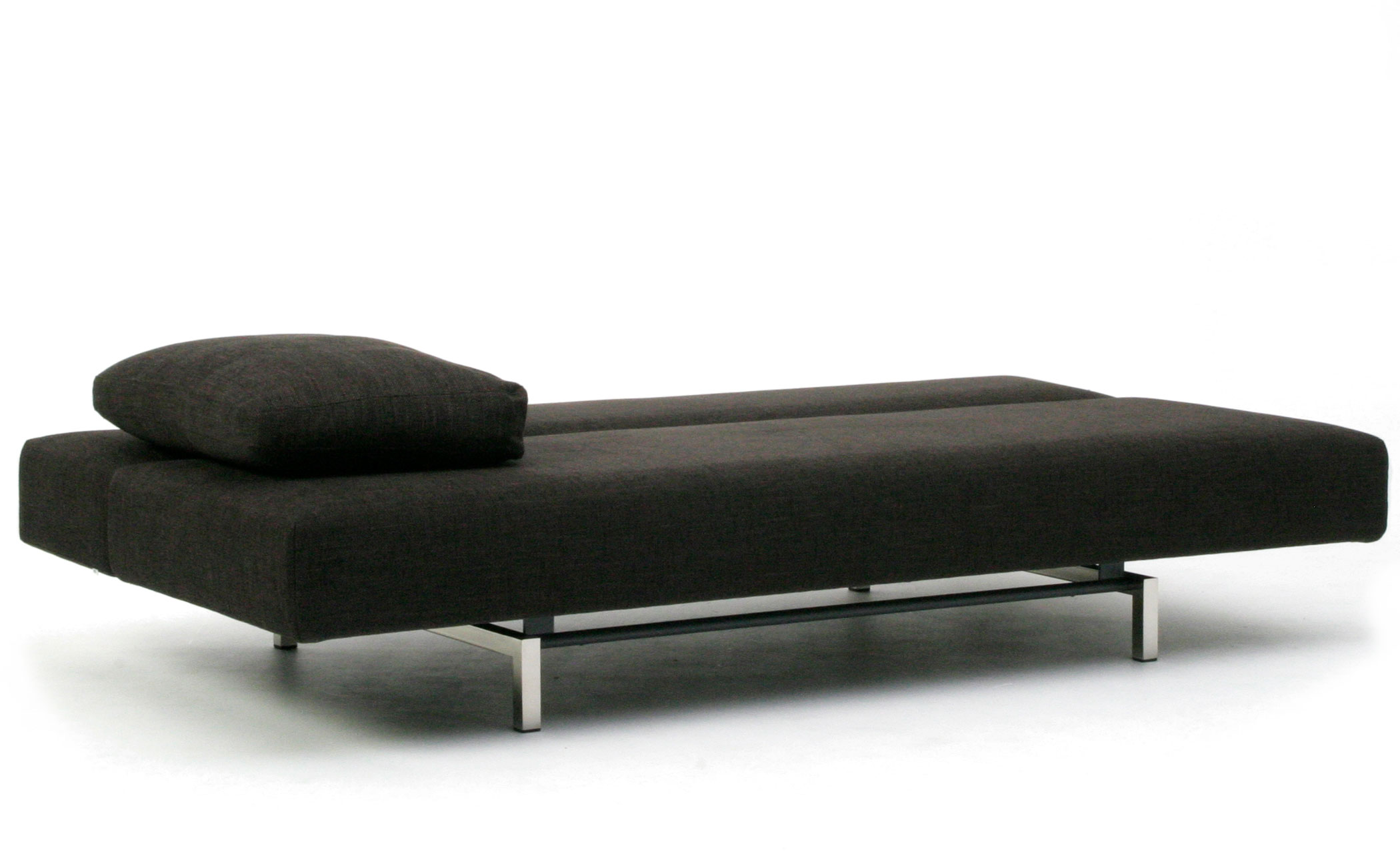 sleeper sofa with 2 cushions